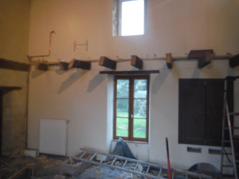 Solivage d'une longère à Saint Martin du Fx (79)